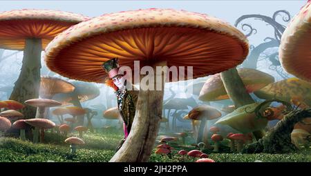 JOHNNY DEPP, Alice im Wunderland, 2010 Stockfoto