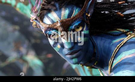 ZOE SALDANA, Avatar, 2009 Stockfoto
