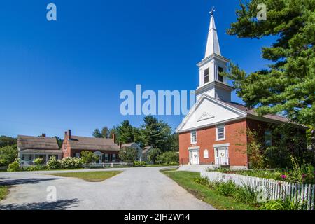 Harrisville Community Church on the Common in Harrisville, New Hampshire Stockfoto