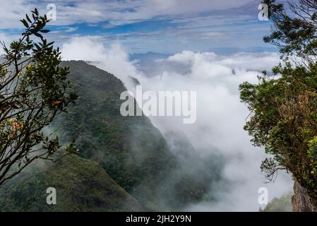 Schöne Aussicht auf den Kodaikanal, eine Bergstation in Tamilnadu, Indien Stockfoto