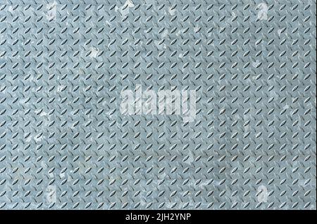 Industrial Metall Checker Platte, Metall Checker Platte Textur Hintergrund Stockfoto