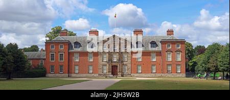 Dunham Massey Hall, Dunham Park, nr Altrincham, Trafford, Greater Manchester. (Ehemals Cheshire). Später Sitz von Lord Stamford, England, Großbritannien Stockfoto