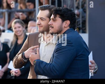 13. Juli 2022, Hollywood, Kalifornien, USA: 13. Juli 2022 - Los Angeles, Kalifornien - Michael Gandolfini. Weltpremiere von Netflix's ''The Grey man''. Bildnachweis: Billy Bennight/AdMedia (Bildnachweis: © Billy Bennight/ZUMA Press Wire) Stockfoto
