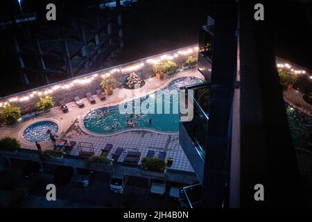 Bangladesch, Cox's Bazar am 2021-11-02. Cox's Bazar, die Hauptstadt des gleichnamigen Distrikts im äußersten Südosten von Bangladesch, ist bekannt für Stockfoto