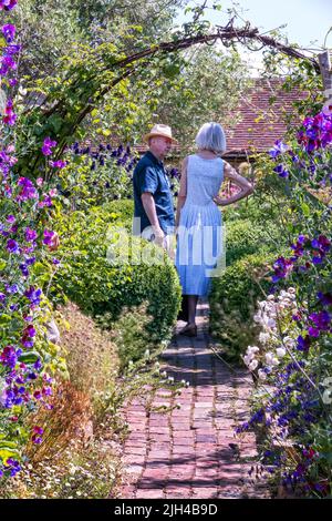 Barch Hill Garden im Juli East Sussex UK Stockfoto