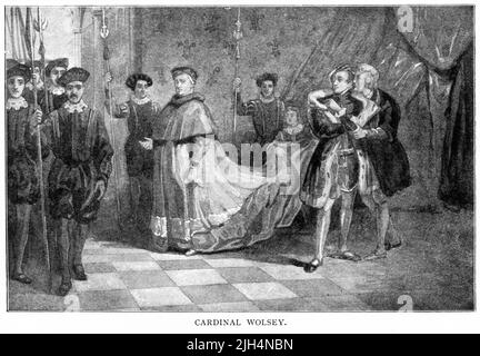 Thomas Wolsey ( 1473 – 1530) englischer Staatsmann und katholischer Bischof. Stockfoto