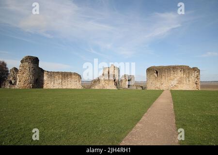 Flint Castle, Flintshire, Nordwales Stockfoto