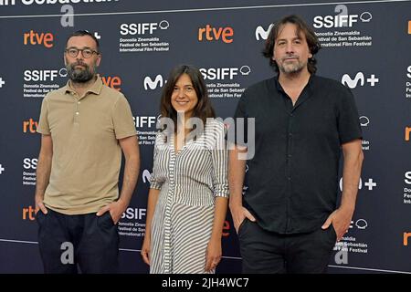 Madrid, Spanien. 15.. Juli 2022. Fotozelle zur Präsentation des San Sebastian Film Festival in Madrid am Freitag, den 15. Juli 2022 Fotocall de la presentacion del Festival de Cine de San Sebastian en Madrid, 15 de Julio de 2022 711/Antonio Quilez/Cordon Presseinformation: CORDON PRESS/Alamy Live News Stockfoto