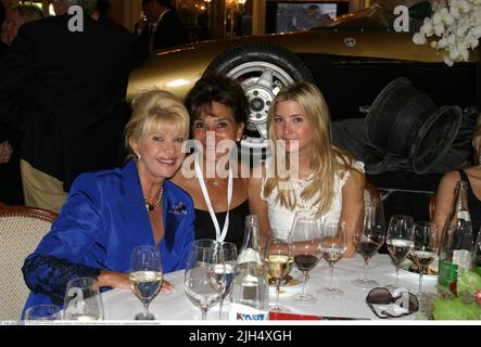 Monaco, Monaco. 28.. Mai 2006. MONACO, Monte Carlo, 28.MAI 2006: IVANA TRUMP und Ivanca TRUMP - Hotel de Paris beim Monaco Formla One Grand Prix, - F1 GP von Monaco, Formel 1 Grand Prix von Monaco, 28.05.2006: Copyright obligatorisch: © ATP images/ Bernd ISEMANN (Bernd ISEMANN/ATP/SPP) Quelle: SPP Sport Pressefoto. /Alamy Live News Stockfoto