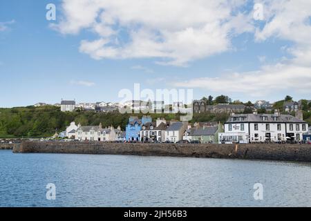 Portpatrick im Sommer. Wigtownshire, Dumfries und Galloway, Schottland. Stockfoto