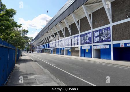 Ipswich, Suffolk, Großbritannien - 15. Juli 2022: Ipswich Town FC-Stadion an der Portman Road. Stockfoto