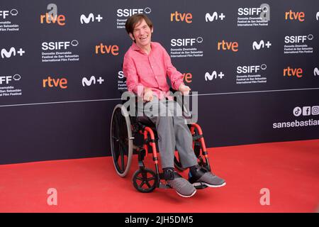 Madrid, Spanien. 15.. Juli 2022. Telmo Irureta nimmt an der Präsentation des San Sebastian Film Festival 2022 an der Academia de Cine in Madrid Teil. Kredit: SOPA Images Limited/Alamy Live Nachrichten Stockfoto