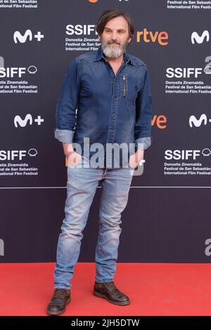 Madrid, Spanien. 15.. Juli 2022. Fernando Tejero nimmt an der Präsentation des San Sebastian Film Festival 2022 an der Academia de Cine in Madrid Teil. Kredit: SOPA Images Limited/Alamy Live Nachrichten Stockfoto