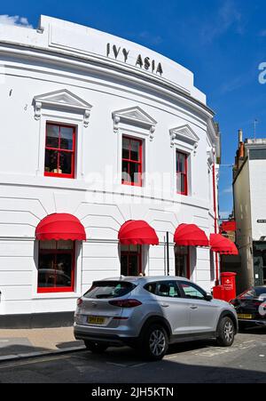Das neue Restaurant Ivy Asia in Ship Street Brighton, Sussex, England Stockfoto