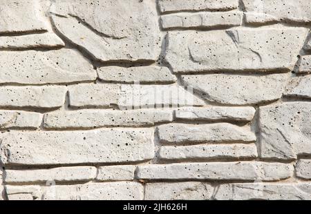 Wand aus Zementputz Stockfoto