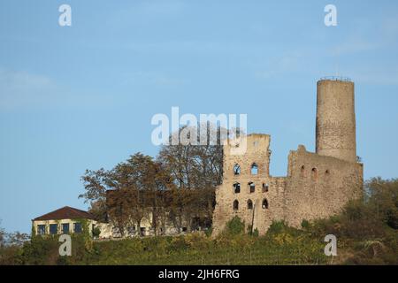 Schloss Windeck bei Weinheim, Bergstraße, Baden-Württemberg, Deutschland Stockfoto