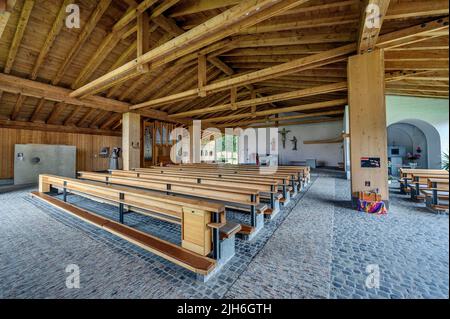 Die Heilig-Geist-Kirche, Oberjoch, Allgäu, Bayern, Deutschland Stockfoto