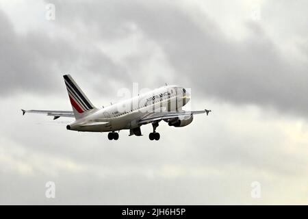 Flugzeug Air France, Airbus A318-111, F-GUGI Stockfoto