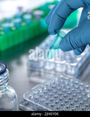 Pharmazeutische Forschung Stockfoto