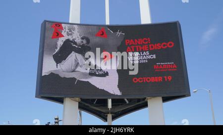 Inglewood, California, USA 13.. Juli 2022 Panik beim Disco Viva Las Vengeance Concert Marquee am 13. Juli 2022 im Kia Forum in Inglewood, Kalifornien, USA. Foto von Barry King/Alamy Stockfoto Stockfoto