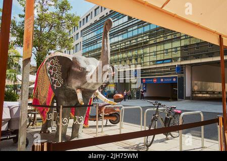 Beim Indian Film Festival, Stuttgart. Stockfoto