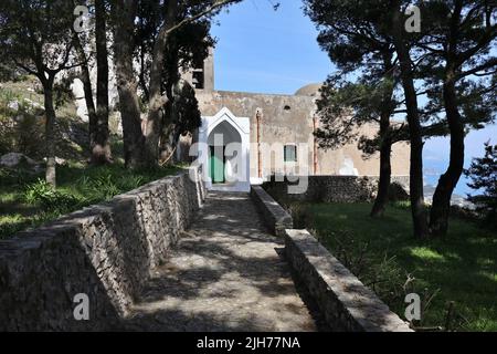 Anacapri - Eremo di Santa Maria a Cetrella Stockfoto