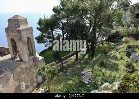 Anacapri - Giardino dell'Eremo di Santa Maria a Cetrella Stockfoto