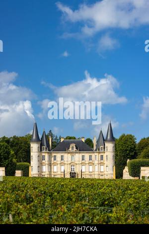 Chateau Pichon Longueville Baron, Medoc, Frankreich Stockfoto