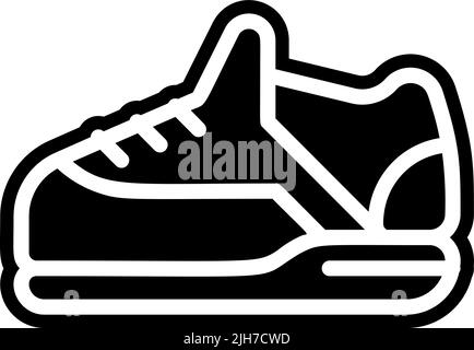 Zurück zur Schule Schuhe Symbol Stock Vektor