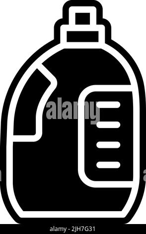 Symbol für das Reinigen des eps-Weichmachers Stock Vektor