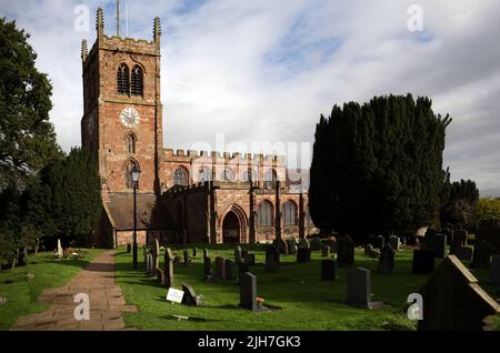 Holy Trinity Church Eccleshall Staffordshire Stockfoto