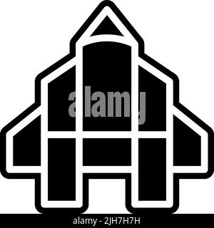 Design Thinking Rocket Icon Stock Vektor