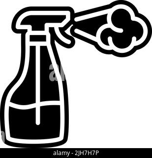 Reinigungssymbol für eps-Reinigungsspray Stock Vektor