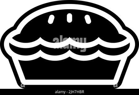 Symbol „Food Pie“ Stock Vektor