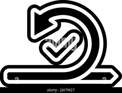 Symbol für agiles Managementprojekt Stock Vektor