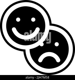 Symbol für Neuromarketing-Emotionen Stock Vektor