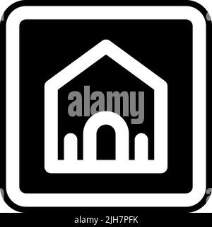 Symbol für Signal- und Verbotsdenkmal Stock Vektor