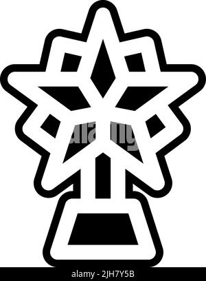 Symbol für die Trophäe „Awards“ Stock Vektor
