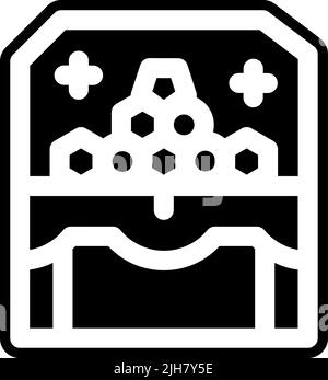 Auszeichnungen Schatzkiste Symbol Stock Vektor