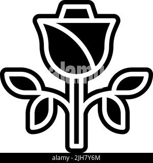 Christenheit Rose Ikone Stock Vektor