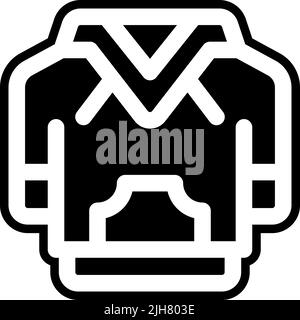 Kleidung Kapuzenpullover-Symbol Stock Vektor