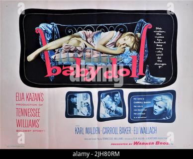 CARROLL BAKER KARL MALDEN und ELI WALLACH in BABYPUPPE 1956 Regie ELIA KAZAN spielen / Drehbuch Tennessee Williams Newtown Productions / Warner Bros. Stockfoto