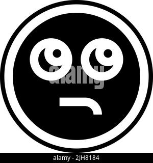 Emojis-Denksymbol Stock Vektor