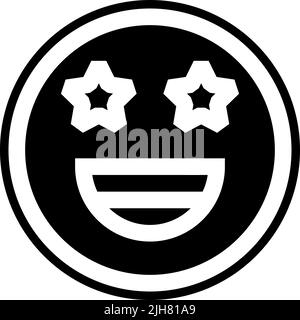 Emojis berühmte Ikone Stock Vektor