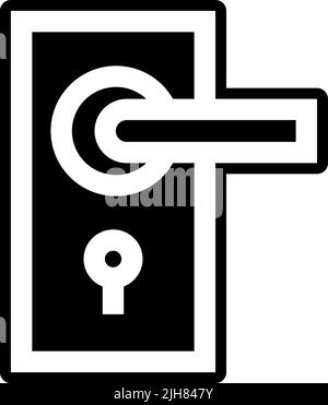 Türknauf-Symbol für Heimartikel Stock Vektor