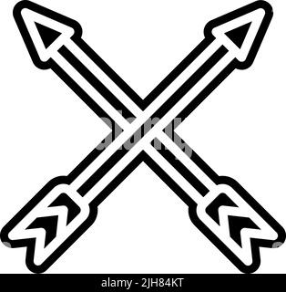 Pfeilsymbol für Spiele Stock Vektor