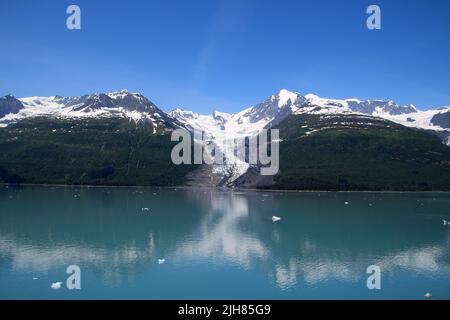 Vassar Glacier in College Fjord, Alaska, USA Stockfoto