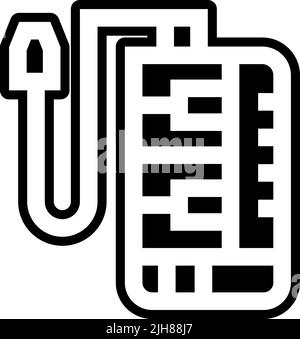 Musikinstrumente Melodica Symbol Stock Vektor