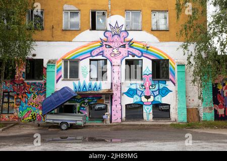 Telliskivi in Tallinn, Estland Stockfoto