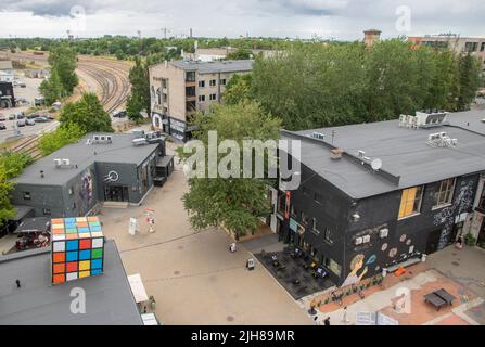 Telliskivi in Tallinn, Estland Stockfoto